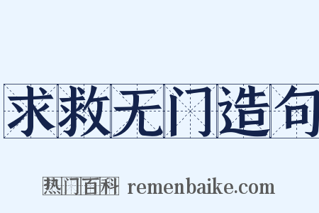 求救无门造句是什么意思的图片